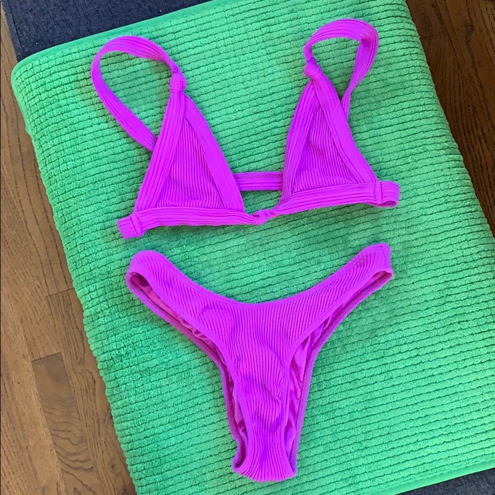 Minimale Animale ribbed bikini